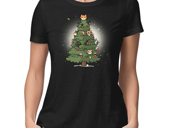 Christmas Cats Tree