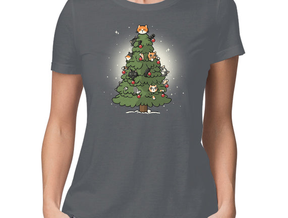 Christmas Cats Tree
