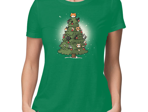 Christmas Cats Tree