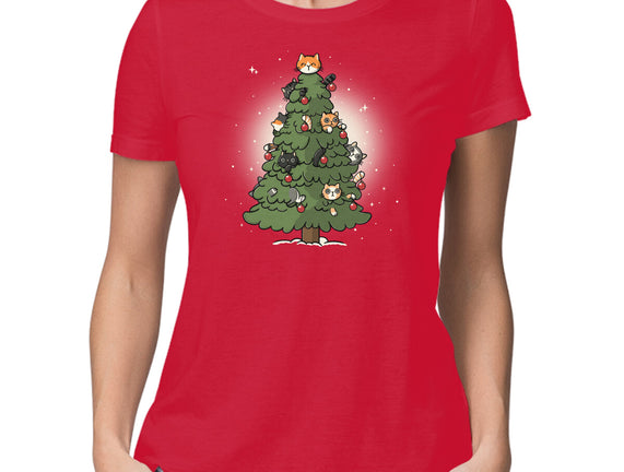 Christmas Cats Tree