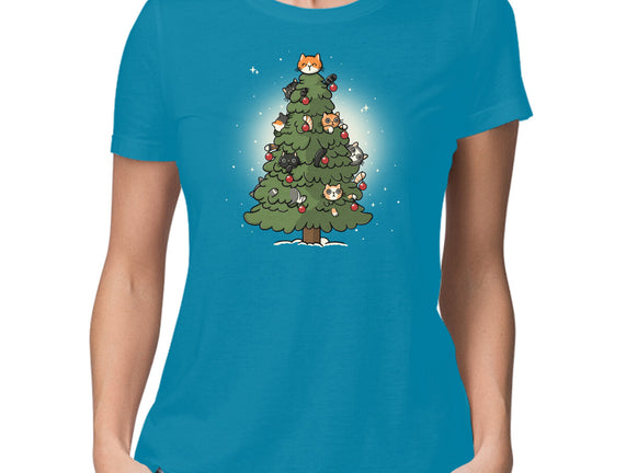 Christmas Cats Tree