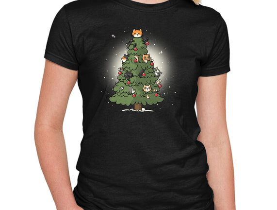 Christmas Cats Tree