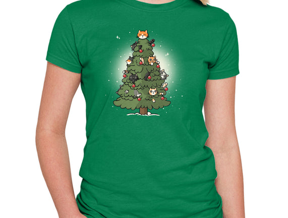 Christmas Cats Tree
