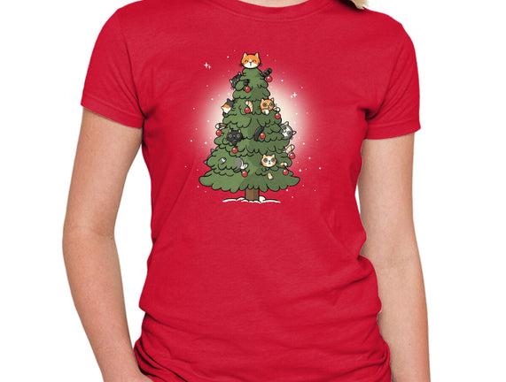 Christmas Cats Tree