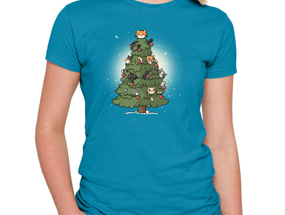 Christmas Cats Tree
