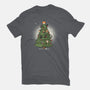 Christmas Cats Tree-Unisex-Basic-Tee-Freecheese