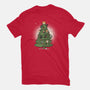 Christmas Cats Tree-Mens-Heavyweight-Tee-Freecheese