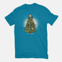Christmas Cats Tree-Mens-Basic-Tee-Freecheese