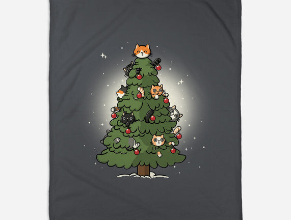 Christmas Cats Tree