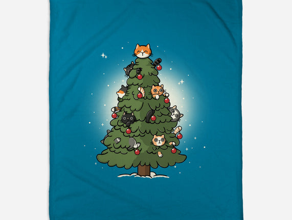 Christmas Cats Tree