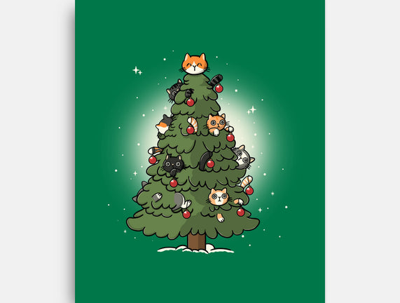 Christmas Cats Tree
