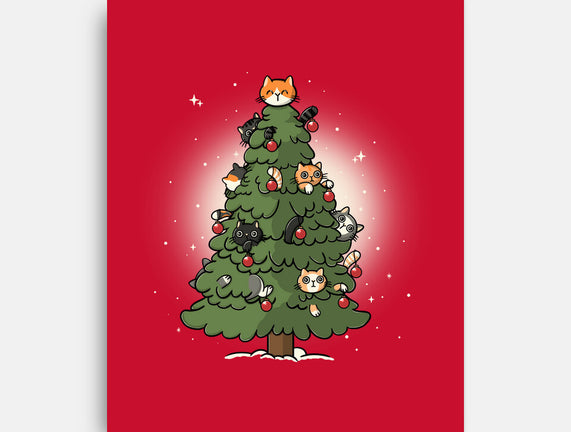 Christmas Cats Tree