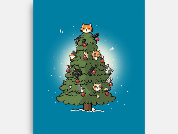Christmas Cats Tree