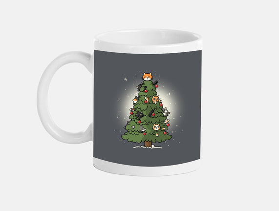 Christmas Cats Tree