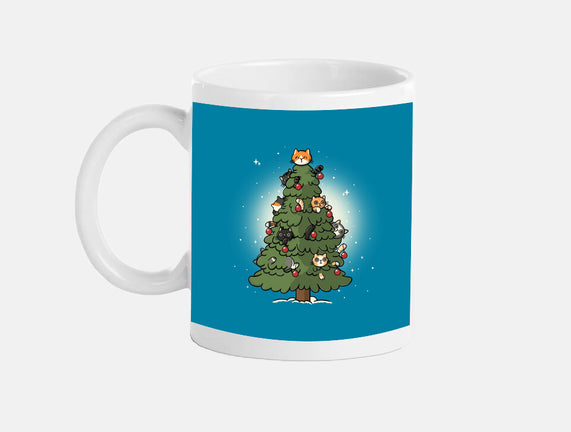 Christmas Cats Tree