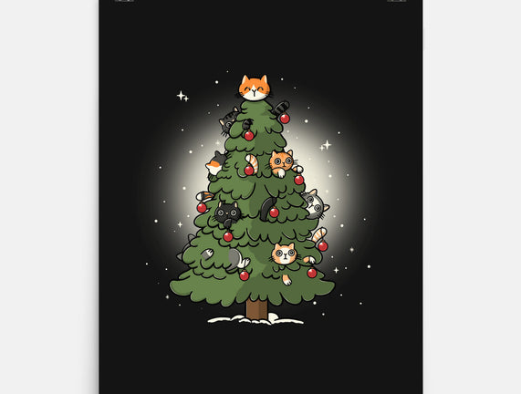 Christmas Cats Tree