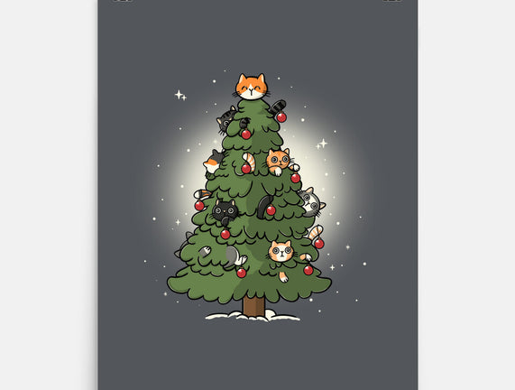 Christmas Cats Tree