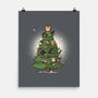 Christmas Cats Tree-None-Matte-Poster-Freecheese