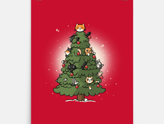 Christmas Cats Tree