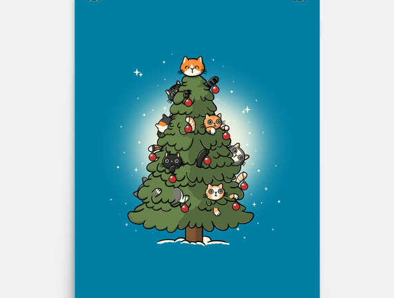 Christmas Cats Tree