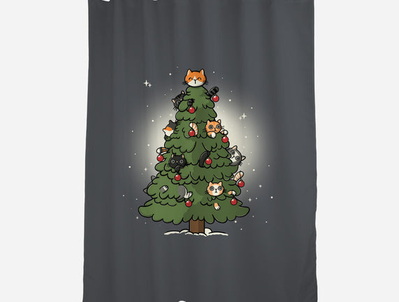 Christmas Cats Tree