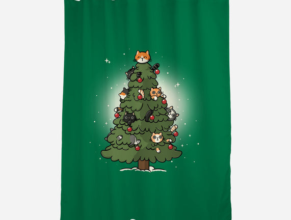 Christmas Cats Tree