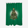 Christmas Cats Tree-None-Polyester-Shower Curtain-Freecheese