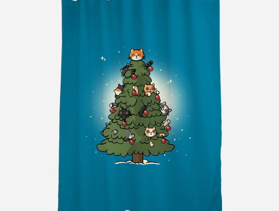 Christmas Cats Tree
