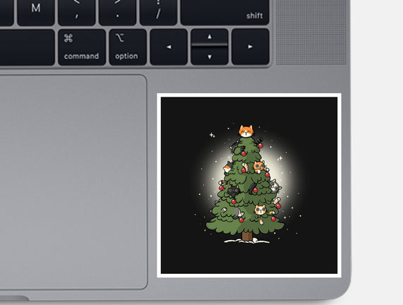 Christmas Cats Tree