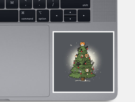 Christmas Cats Tree