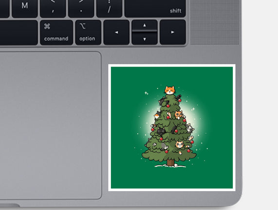 Christmas Cats Tree