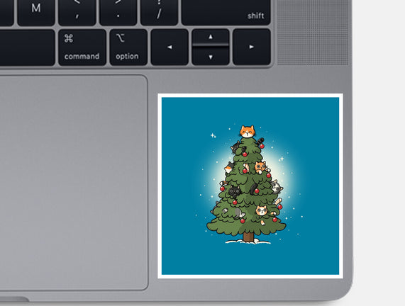 Christmas Cats Tree