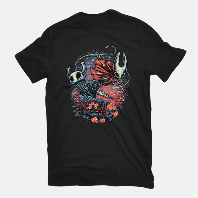 Heroes Of The Underground-Womens-Fitted-Tee-glitchygorilla