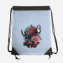 Heroes Of The Underground-None-Drawstring-Bag-glitchygorilla
