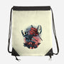 Heroes Of The Underground-None-Drawstring-Bag-glitchygorilla