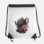 Heroes Of The Underground-None-Drawstring-Bag-glitchygorilla