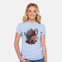 Heroes Of The Underground-Womens-Fitted-Tee-glitchygorilla