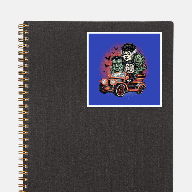 Horrific Roadtrip-None-Glossy-Sticker-glitchygorilla