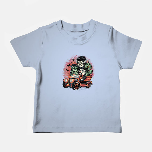 Horrific Roadtrip-Baby-Basic-Tee-glitchygorilla