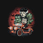 Horrific Roadtrip-Unisex-Baseball-Tee-glitchygorilla