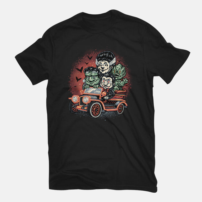 Horrific Roadtrip-Womens-Fitted-Tee-glitchygorilla