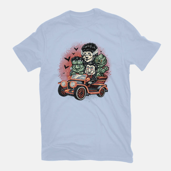 Horrific Roadtrip-Womens-Fitted-Tee-glitchygorilla