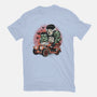 Horrific Roadtrip-Womens-Fitted-Tee-glitchygorilla