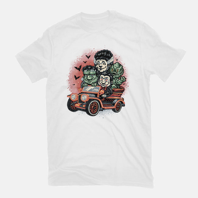 Horrific Roadtrip-Womens-Fitted-Tee-glitchygorilla