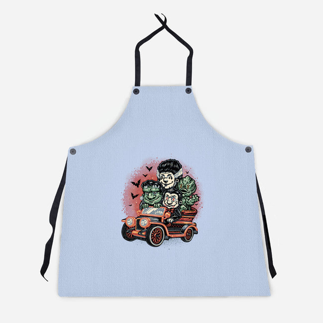 Horrific Roadtrip-Unisex-Kitchen-Apron-glitchygorilla