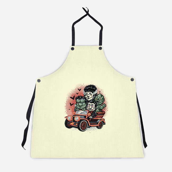 Horrific Roadtrip-Unisex-Kitchen-Apron-glitchygorilla