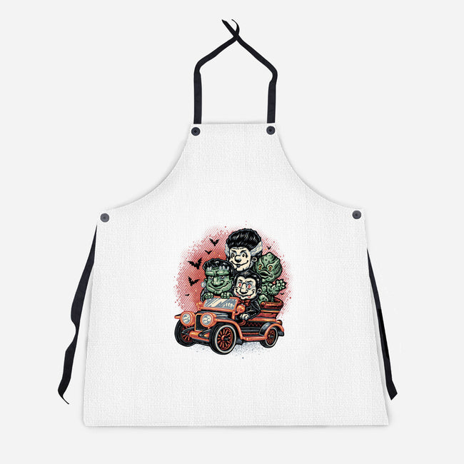 Horrific Roadtrip-Unisex-Kitchen-Apron-glitchygorilla