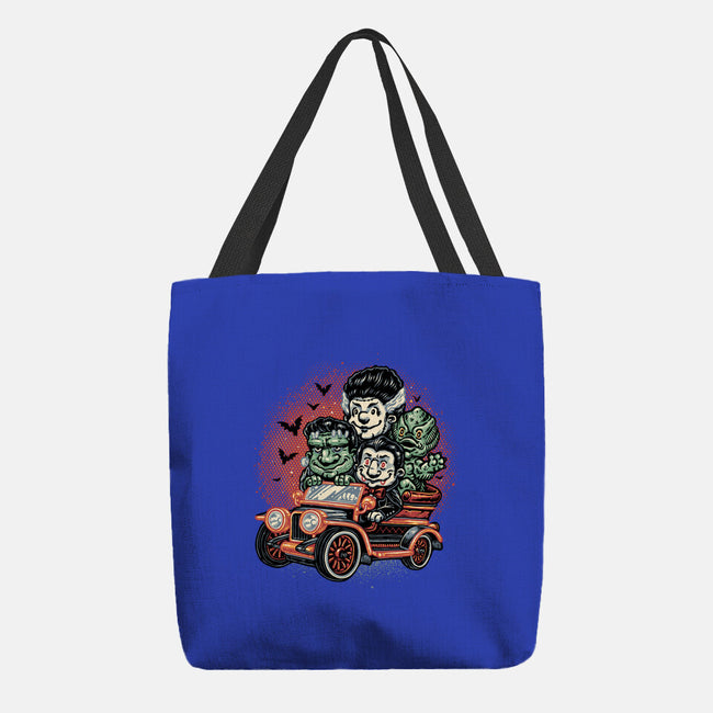 Horrific Roadtrip-None-Basic Tote-Bag-glitchygorilla