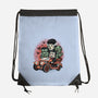 Horrific Roadtrip-None-Drawstring-Bag-glitchygorilla