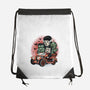 Horrific Roadtrip-None-Drawstring-Bag-glitchygorilla